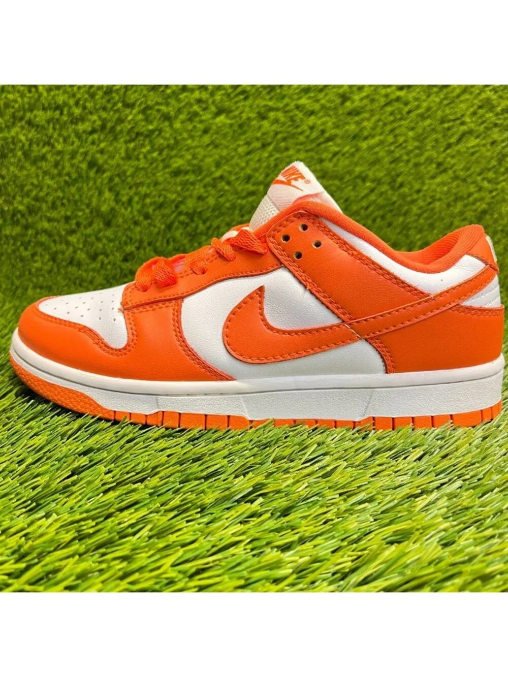 Nike Dunk Low SP Syracuse Womens Size 6 Orange White Athletic Shoes Sneakers